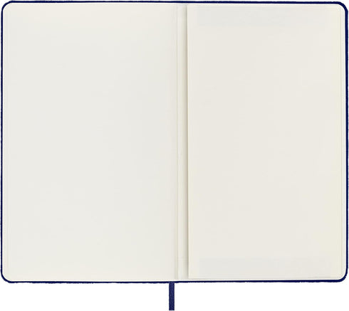 Moleskine Limited Edition Velvet Notebook, Hard Cover, Large (6" x 9"), Ruled/Lined, Iris Purple, 240 Pages