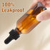 June Fox 2oz Glass Dropper Bottle, 40 Pack Amber Bottles with Glass Droppers for Essential Oils
