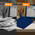Two Pocket Folders, 50 Pack Blue File Folders with Pockets for Letter Size Paper, Thick Paper for School, Office,