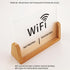 Modern American Style Bright Color Printing WiFi Password Sign Stickers in Black