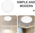 (13.36X13.36X2.16in) Toddmomy Flush Mount Ceiling Light Covers Plastic Round Lamp Shade Wall Sconce Chandelier Lamps