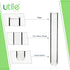 50pcs Plain Cylindrical Glass Test Tubes, 20ml Volume, 20x150mm, Medium Borosilicate Glass Material