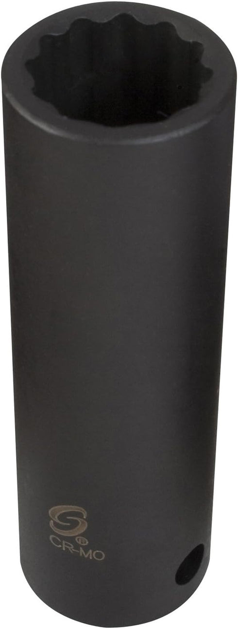 Sunex 267219 1/2-Inch Drive 19-mm 12-Point Deep Impact Socket