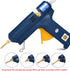 Yakamoz 4Pcs Interchangeable Copper Glue Gun Nozzle Set, 10.8mm Thread, Small Bore Long Tube Nozzles
