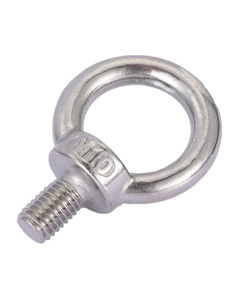 Strut Channel Nut and Eye Bolt Set - Heavy Duty Stainless Steel Eye Bolts M8, M10, Pack of 8