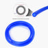 Tubes,9.84Ft 5/32" ID15/64" (4mm6mm) Silicone OD Blue Food Grade Silicone tubing,For Food Grade Soft Milk Beer