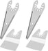 The Lord of the Tools 4Pcs Oscillating Multi Tool Scraper Blades & Curved Spatula, Stainless Steel, Bosch, Chicago