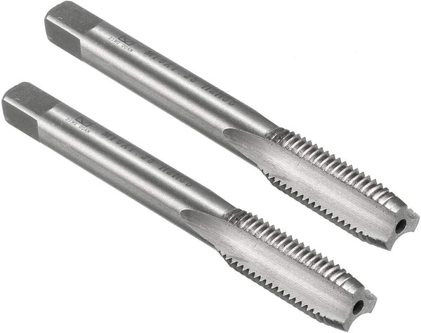 Metric Machine Thread Tap for Electric Drill, DIY H2 HSS Straight Flutes, M10 x 1.25mm (2pcs)