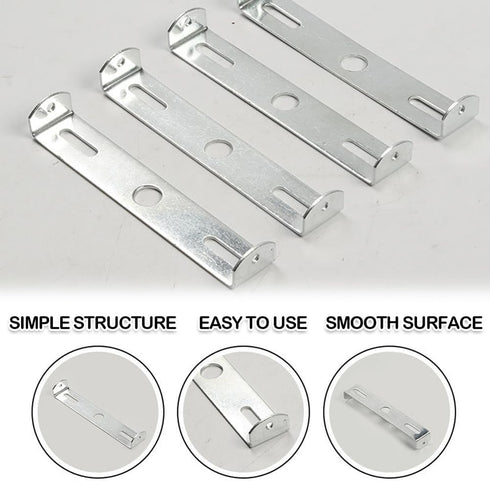 Elandy 4 90 mm 3.54 100 mm 3.93 Set Pcs Light Fixture Mounting Bracket Kit, / in & / in Ceiling Crossbar with Screws