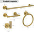 AGKXHDEC 5-Piece Set, Set Set 2 Towel Racks for Bathroom, Stainless Steel Bathroom Accessories Bathroom Towel Holder
