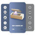 4 47KHz Nkove Ultrasonic Jewelry Cleaner with Retainer-Safe Tray, Timer Modes, Ultrasonic Cleaner Machine for Jewelry