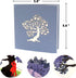 CUTE POPUP Anniversary 3D Pop Up Card, Couple Under Jacaranda Design (6x8 inch)
