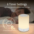 20 6 Night Lights, White Noise Machine Non-Looping Sleep Sounds, Rechargeable Battery, Touch Control, Timers & Memory