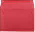 JAM PAPER A9 Colored Invitation Envelopes - 5 3/4 x 8 3/4 - Red Recycled - 50/Pack by JAM Paper
