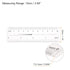Film Flexible Ruler 4 Inch 0.5mm Scale PET Plastic Folding Straight Ruler Calibration Soft Ruler Measuring Tool for Factory, Transparent