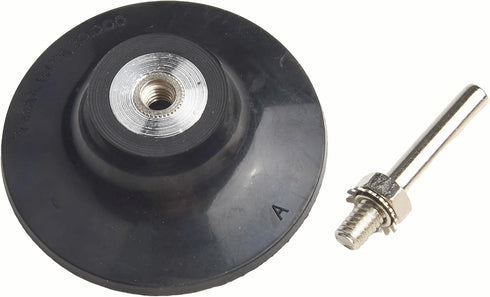 Cryspearl 3Pcs 1/4 Inch 1.5/2/3 Inch Sanding Disc Pad Holder Shank Rubber Backing with Removable Steel Shaft