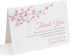 Pink Floral Cherry Blossom Sympathy Thank You Cards, Personalized Bereavement Funeral Thank