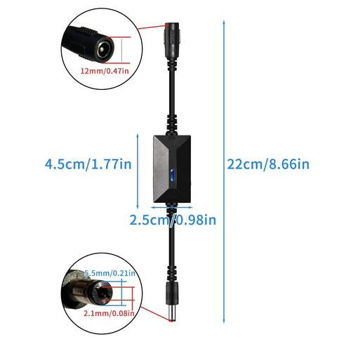 5V 433MHz 5.5mm 2.1mm DC Wireless Remote Control Switch Wireless Radio Frequency Switch x Plug Male Female LED Strip