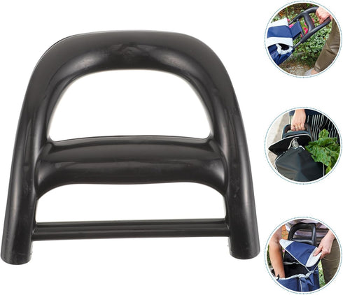 TEHAUX Heavy Duty Rolling Cart Handle - Easy Installation for Trolleys