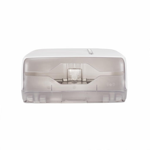 Commercial San Jamar Timeless Folded/Multifold Paper Towel Dispenser for Bathroom and Kitchen, White, Universal Paper