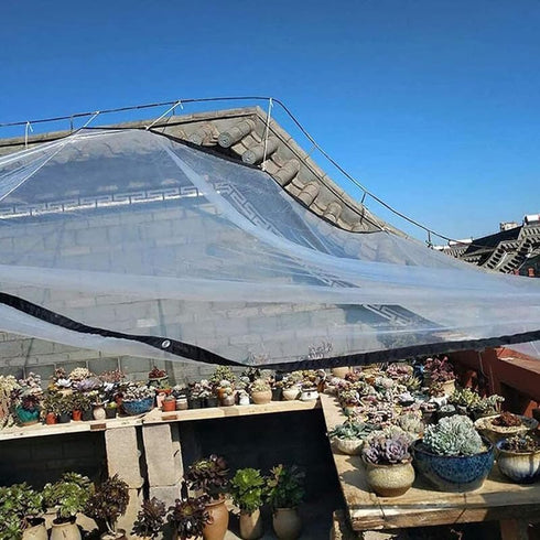 generic Tarp4x20 Grommets Clear Waterproof Cover FT Multipurpose Foldable Clear Tarps Snowproof Plastic PVC Tarp