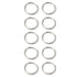 10Pcs Metal Washer Assortment, Stainless Steel Hardware Accessory Part Set Kit, 15mm OD 12mm ID Washer Set