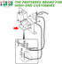 10L0L 14V Golf Cart Solenoid for EZGO TXT Gas 1994-Up, 200A Starter Solenoid Replace OEM# 27153-G01, 27153G01