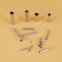 700Pcs 14 Values Non-Insulated Ferrule Copper Terminals Assortment Kit for Wire Cable with Storage Box