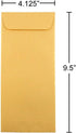 JAM PAPER #10 Policy Metallic Business Envelopes - Gold Stardream - 4 1/8 x 9 1/2 - 25/Pack