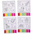 FN106 Pack 13, Baker Ross Alphabet Magic Painting Pictures - of Painting Kits for Kids
