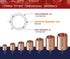 DDGA0150 Female Adapter Fitting, 1-1/2" Copper, C X F Connections