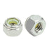 60 Pieces 1/4"-20 Nylon Insert Hex Lock Nuts, Made of 304 Stainless Steel