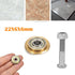 2 Pack Premium Tungsten Carbide Tile Cutter Wheel Replacement, 22 6 6mm Scoring Blade with Bolt Lock Nut for Ceramic