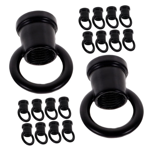 Veemoon 100 Pcs Strong Ring Hanging Light Hook Ceiling Hook for Chandelier Ceiling Lantern s Chandelier Swag Eye Bolts