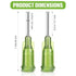 150 Pieces Industrial Blunt Tip 14G 1/2 Inch Dispensing Needles with Luer Connector for Adhesive Glue