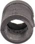 ApplianPar 10 Pack Black Malleable Iron Cast Pipe Fitting, 1/2" Inch Coupling for DIY Pipe Furniture