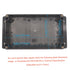 Zulkit Junction Box ABS Plastic Dustproof Waterproof IP65 Electrical Boxes Project Enclosure with Fixed Ear Black 7.87