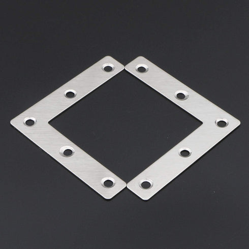 80mm 80mm 3.15 3.15 inch, Pack 20 Corner Brace Flat, L Shape Corner Bracket Connector, Fixing Repair Plate, Wooden