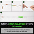 14FT Fiberglass Running Electrical Wire Cable Glow Rods, Fish Rods Electrical Kit with 8 Attachments and Fish Tape