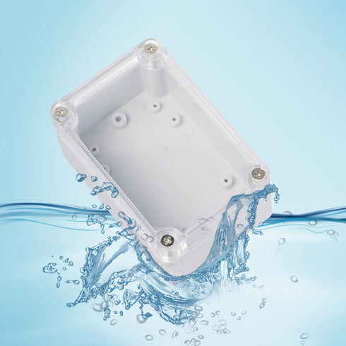 68x58x33mm ABS Plastic Junction Box, Waterproof IP65 Electrical Enclosure with Clear Cover