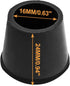 Piutouyar 16mm 5/8 Inches Black(20Pcs) Round PVC Rubber Furniture Covers, / Table Chair Leg Tip Protectors, Non-Slip
