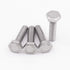 100 Pieces 1/4-20 x 1-1/2 Inch Stainless Steel Hex Bolts, Fully Threaded Hexagon Cap Screw Fasteners