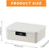 Lockable Storage Container Bin, 4.2 Gallon Capacity Organizer Box with Combination Lock, Heavy Duty Plastic Trunk