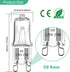 G9 Bulbs 25W 120V T4 (12 Pack) Bulb Bulbs, 2700K, Dimmable TAIYALOO Halogen Light JCD Type Bi-Pin Xenon Small Light