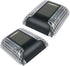 GATHINESS 2pcs Solar Wall Sconce Lights White LED Waterproof Outdoor Security Wall Lamps
