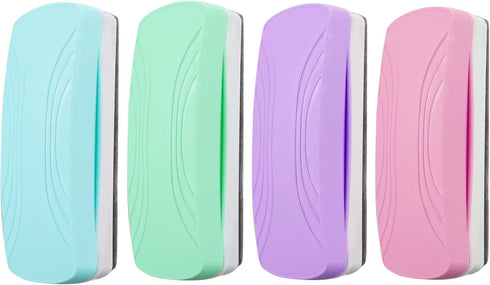 Ddaowanx Whiteboard Eraser - Magnetic Dry Erase Eraser for School and Office Supplies (4 Pack/4 Colors)