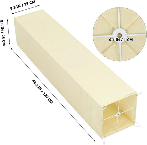 NOLITOY Foldable Paper Floor Lamp Cover Replacement, Japanese Style Lampshade for Floor Lamp, Decorative Paper Shade