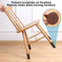 VORTINIOUS (Brown,8 Furniture Leg Socks,Chair Leg Floor Protectors for Hardwood Floors,Anti-Slip Chair Leg Covers,High