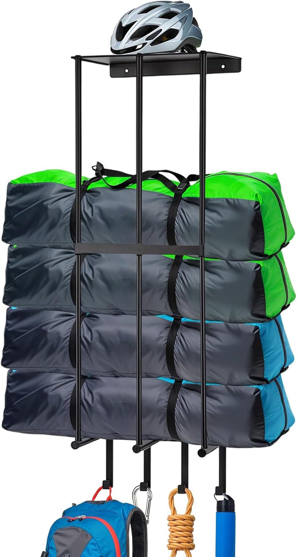 mekueeex Camping Chair Wall Storage for Garage, Metal Camping Chair Storage Rack Wall