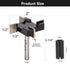 Spoilboard 4 1/4" 2" 1/2" 1/2" CNC Surfacing Slab Flattening Router Bit, Teeth, Shank, Cutting Diameter, Cutting Depth
